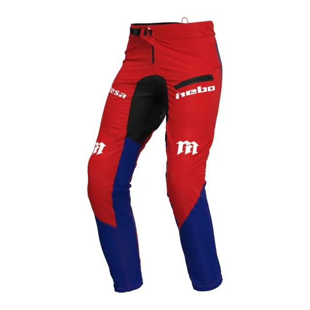 Hebo Montesa Classic HE3188R pantaloni trial rossi ventilati
