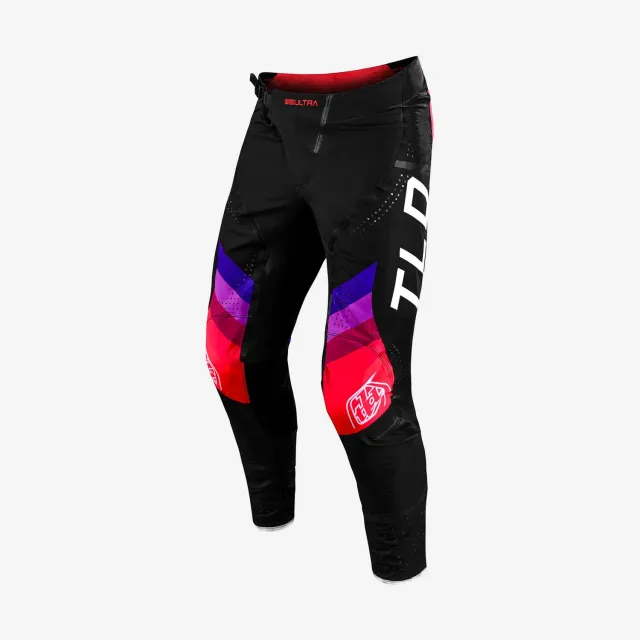 Troy Lee Designs SE Ultra Reverb pantalone moto Black Glo Red