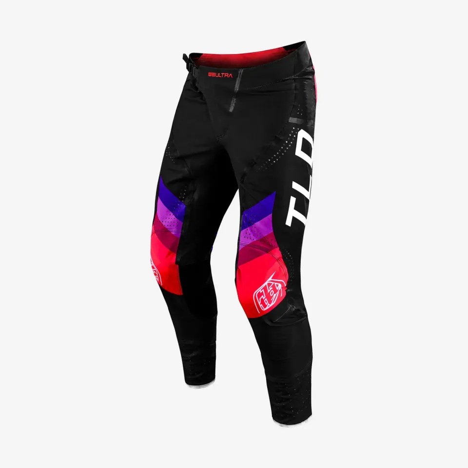 Troy Lee Designs SE Ultra Reverb pantalone moto Black Glo Red