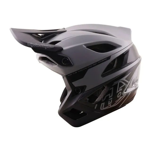 Troy Lee Designs Stage Stunt casco integrale bici grigio