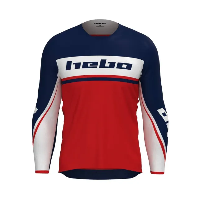 Hebo MX Scratch Fit maglia cross rossa poliestere