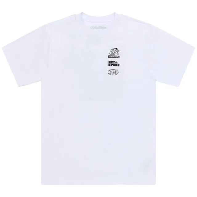 Troy Lee Designs Overload t-shirt uomo Bianca girocollo