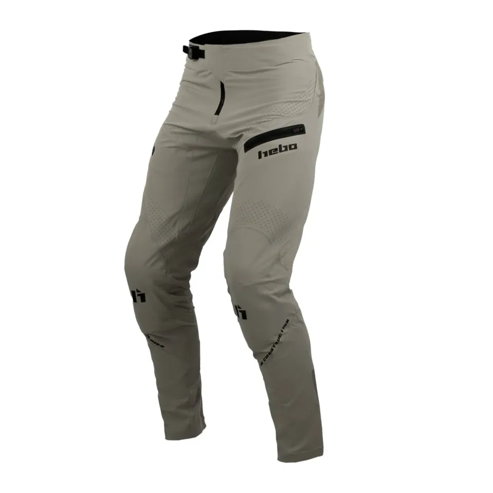 Hebo Tech Pants Stone pantaloni trial protezioni ginocchia