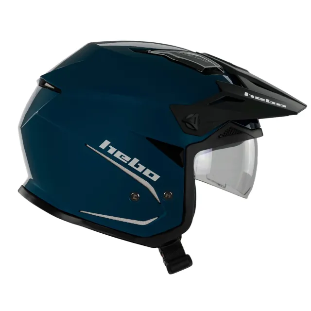 Hebo Zone 5 Duo casco trial blu omologato ECE 22-06