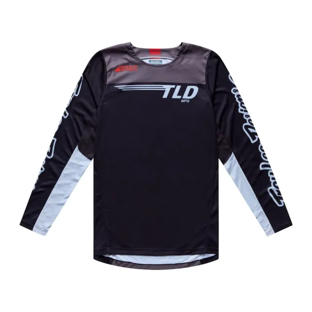 Troy Lee Designs Scout GP Pro Winged maglia moto nera traspirante