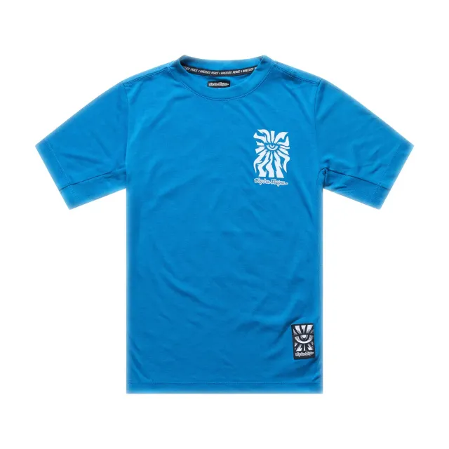 Troy Lee Designs Skyline Ride maglia bimbo azzurra