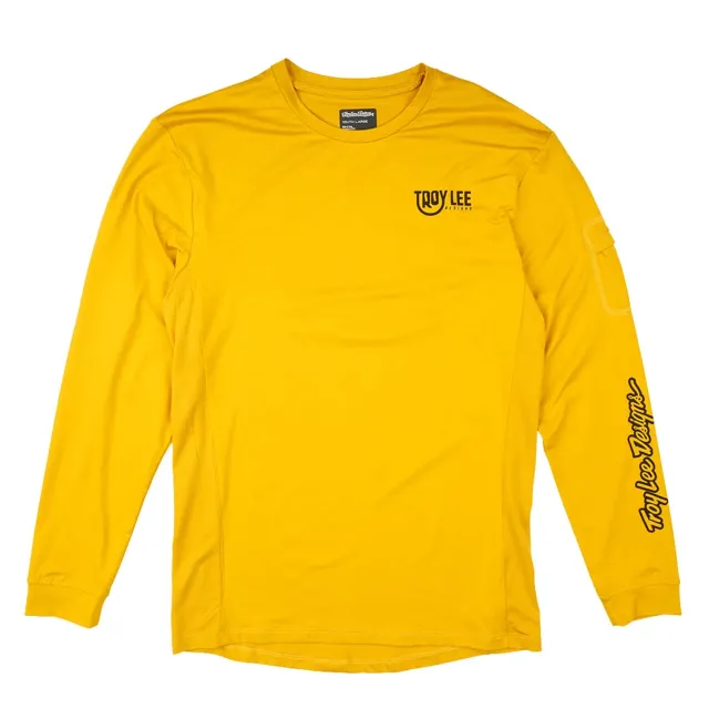 Troy Lee Designs Ruckus Ride Tee maglia bici bambino zafferano