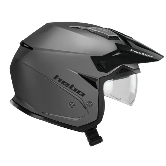 Hebo Zone 5 Duo casco trial grigio ECE 22-06
