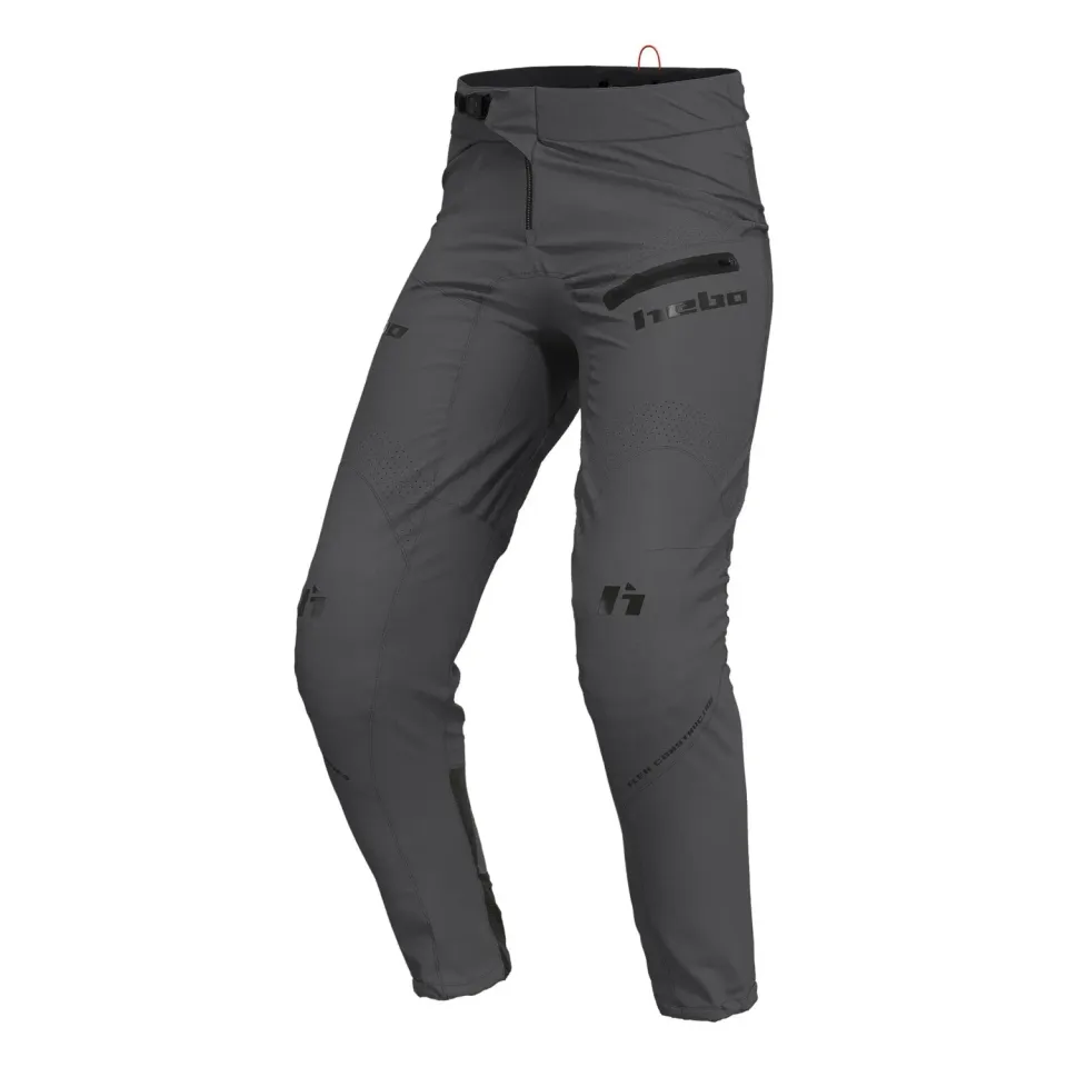 Hebo Tech pantaloni trial grigi protettivi