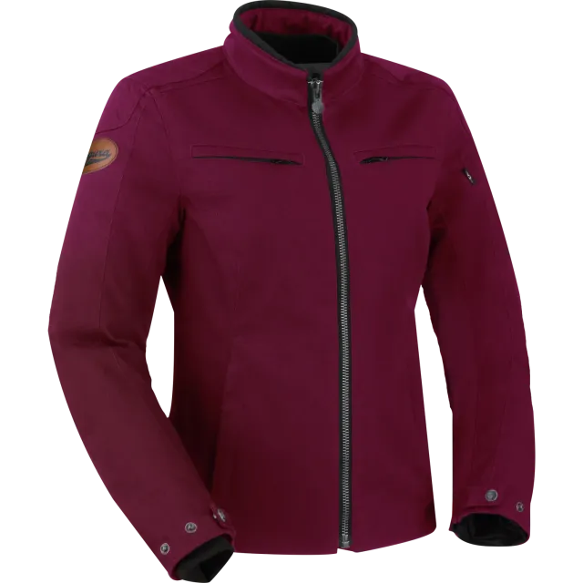 Segura Lady Garrison giubbotto moto donna bordeaux
