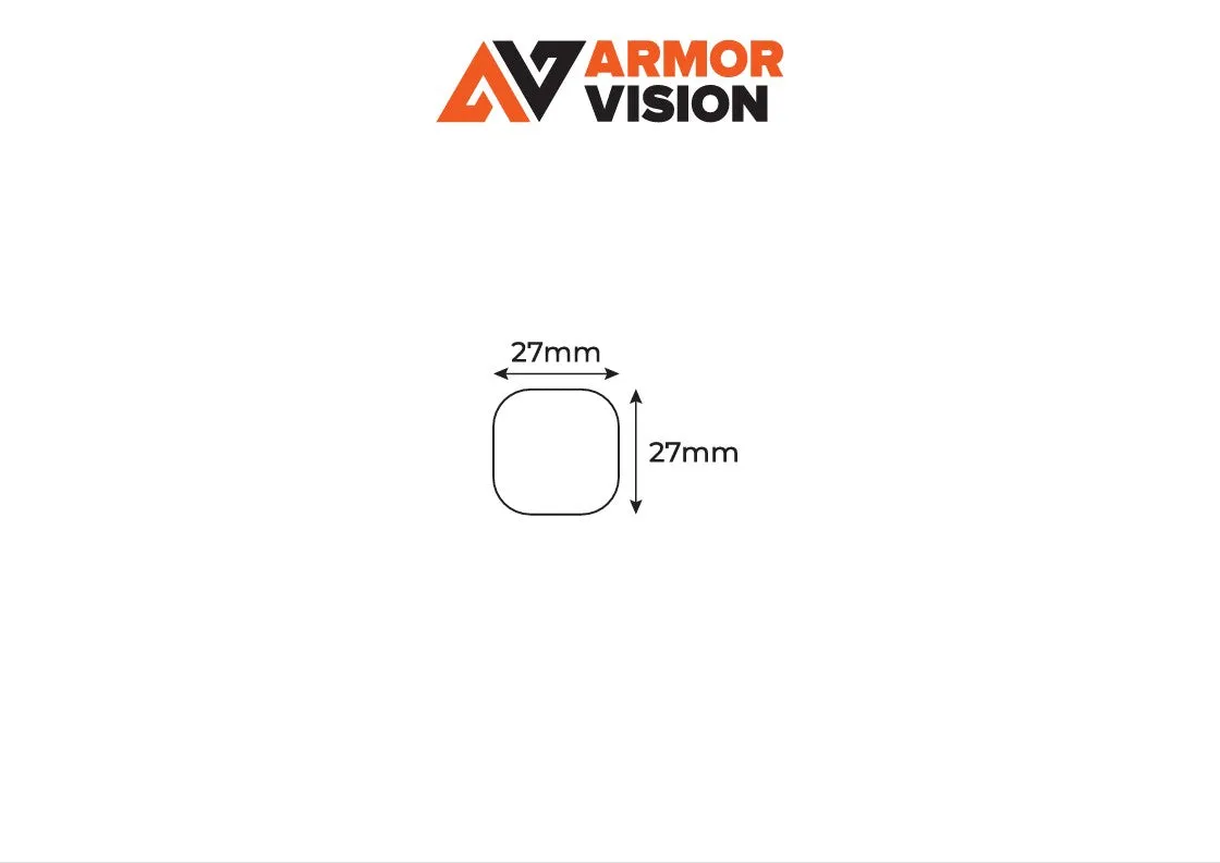 Armor Vision GoPro cover lente 27 mm 3 pezzi