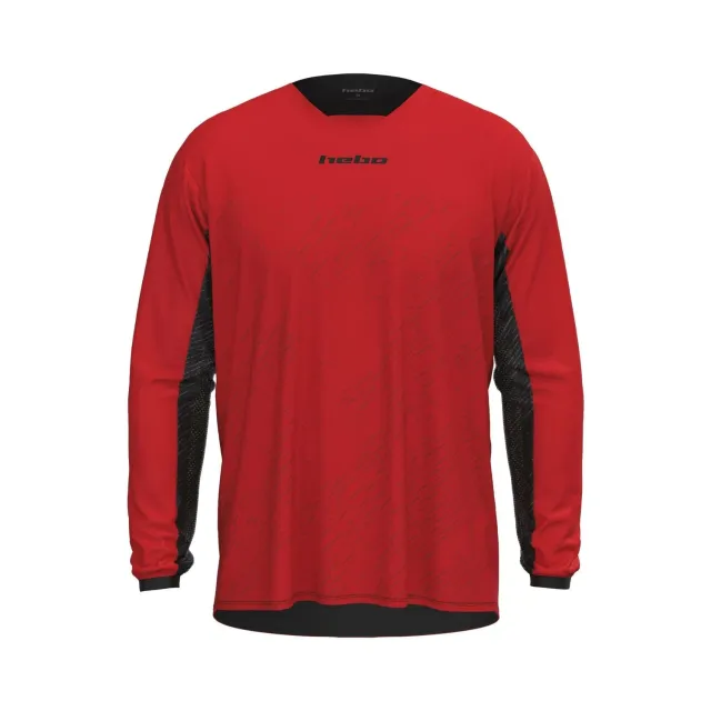 Hebo Scratch Xtrem t-shirt enduro rossa traspirante