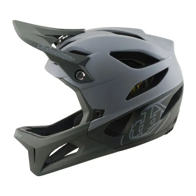 Troy Lee Designs Stage Drone casco integrale mtb grigio