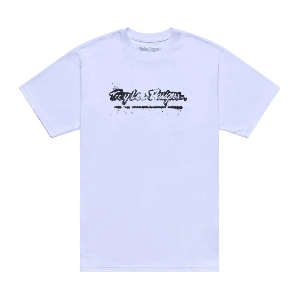 Troy Lee Designs Repeat T-Shirt Uomo Bianca Cotone