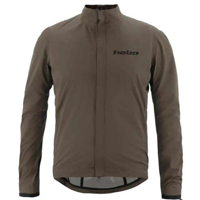Hebo Tech giacca moto marrone impermeabile