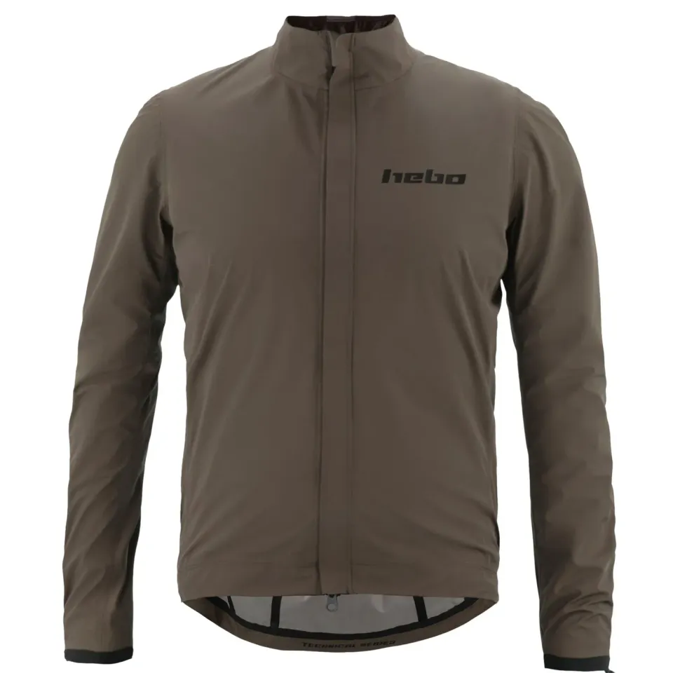Hebo Tech giacca moto marrone impermeabile