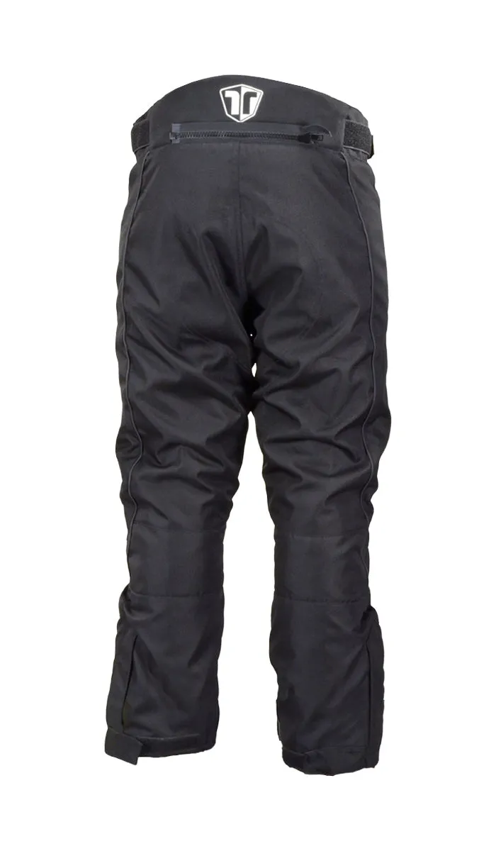 Ravenna pantaloni moto tessuto nero rosso WP