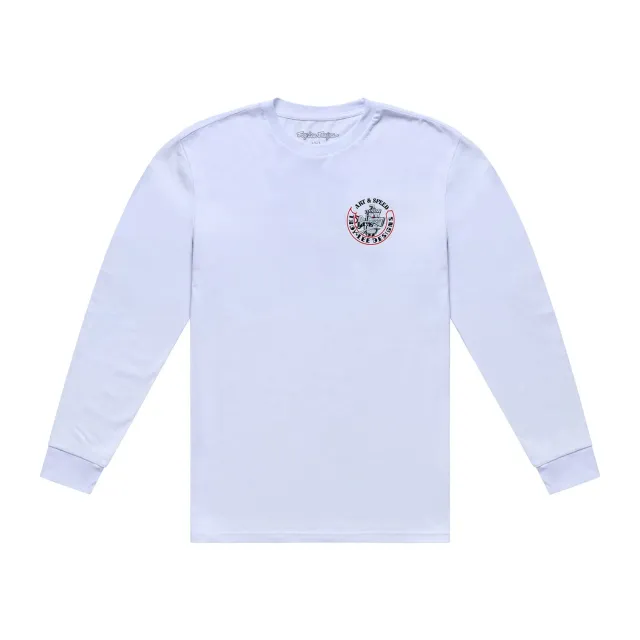 Troy Lee Designs Carb Club t-shirt manica lunga White