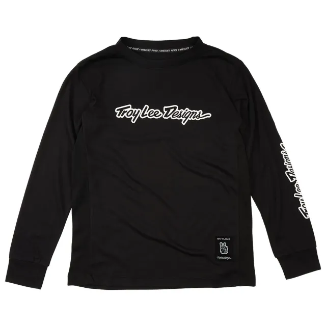 Troy Lee Designs Skyline Ride maglia MTB ragazzo manica lunga nera