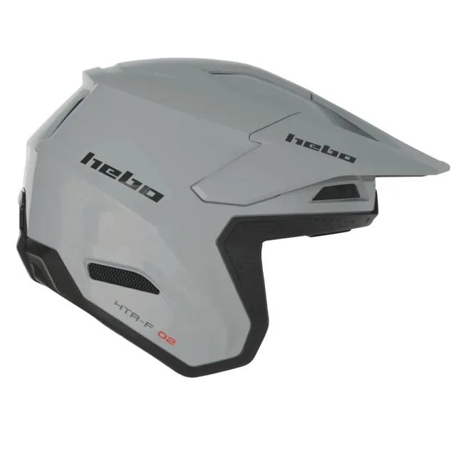 Hebo Zone Pro Monocolor casco grigio fibra