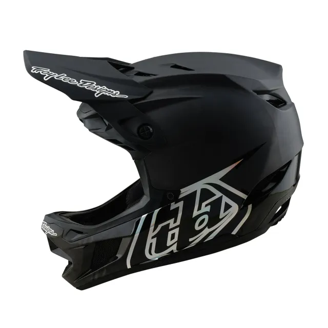 Troy Lee Designs D4 Carbon casco integrale nero