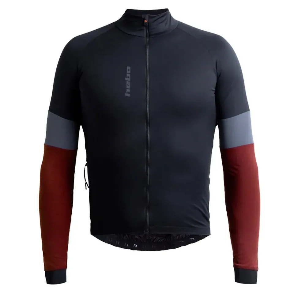 Hebo Wats Winter HB4023 maglia bici maniche lunghe blu