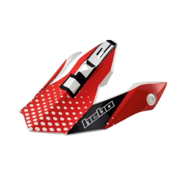 Hebo Quake HCR0629 visiera casco rossa taglia unica