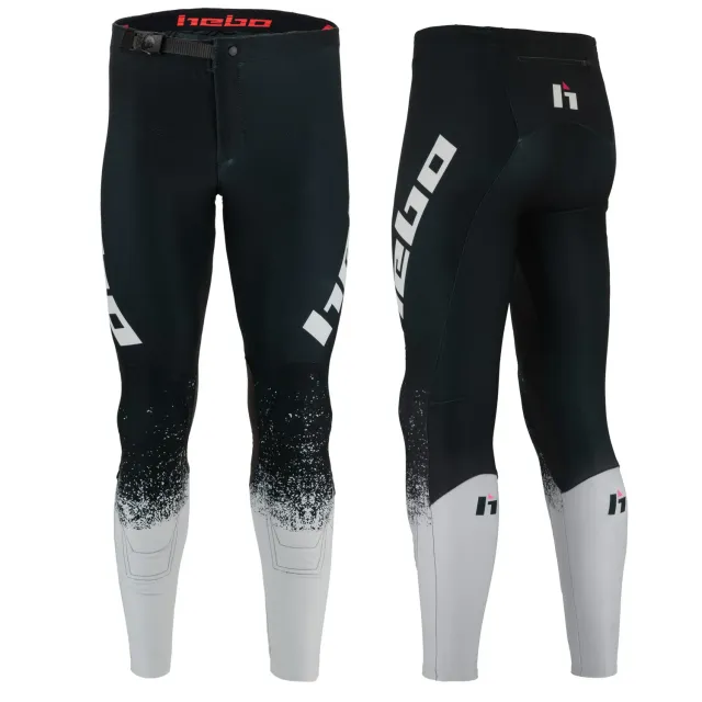 Hebo Pro Trial V Dripped pantaloni trial bianchi