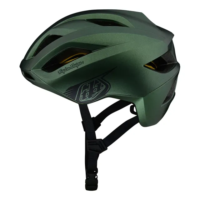 Troy Lee Designs Grail Badge casco bici Forest Green MIPS