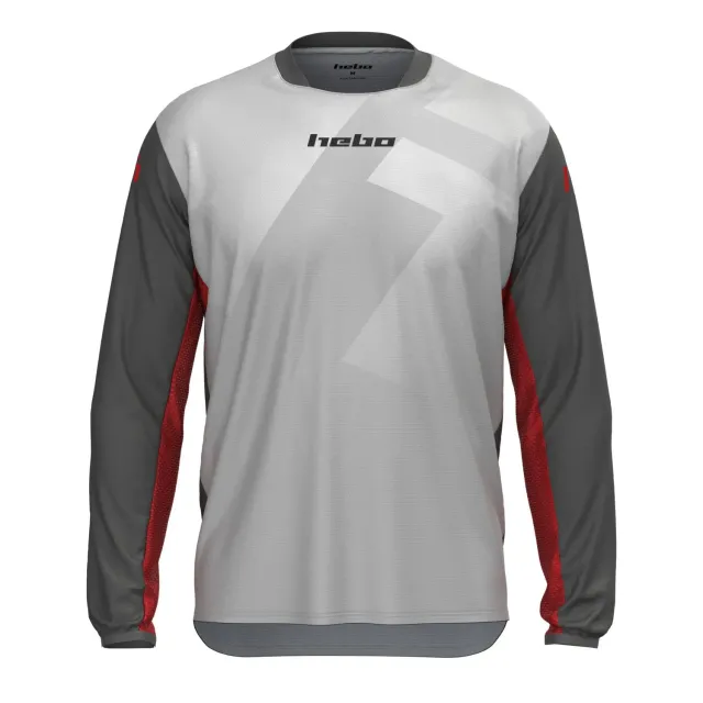 Hebo Tech HE2250G maglia trial grigia traspirante UPF50