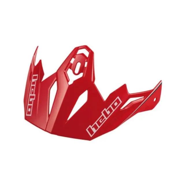 Hebo Zone 5 Montesa Classic II visiera casco rossa