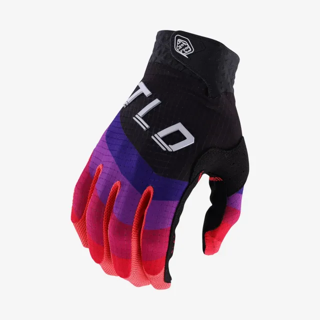 Troy Lee Designs Air Reverb Guanti Moto Nero Rosso Traspiranti
