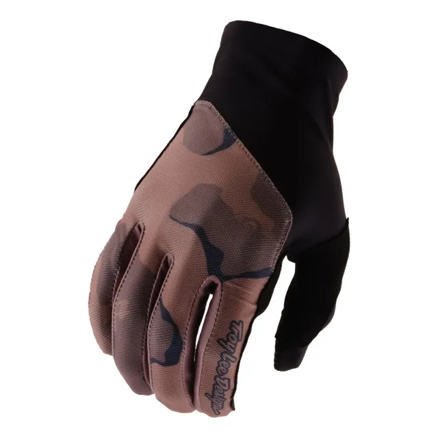 Troy Lee Designs Flowline Flow Camo guanti sienna