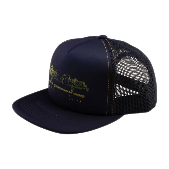 Troy Lee Designs Repeat Trucker Cappello Snapback Indigo