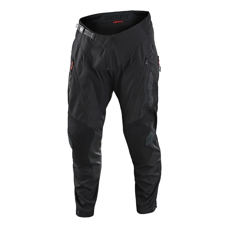 Troy Lee Designs Scout SE Solid Black pantaloni moto uomo