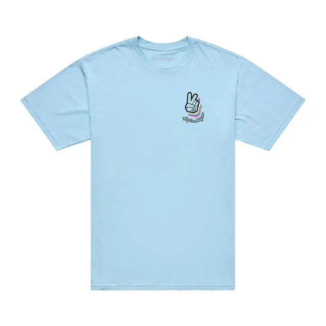 Troy Lee Designs Deuces t-shirt manica corta dawn blue uomo
