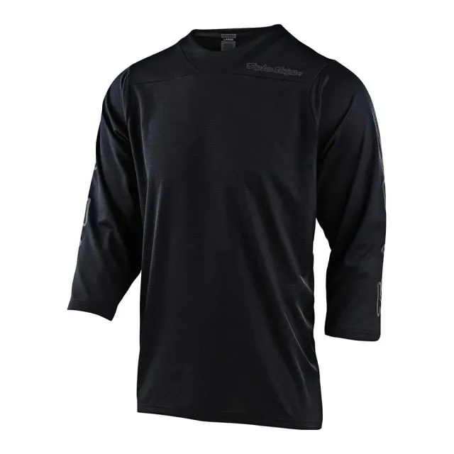 Troy Lee Designs Ruckus Solid Black maglia mtb manica 3/4