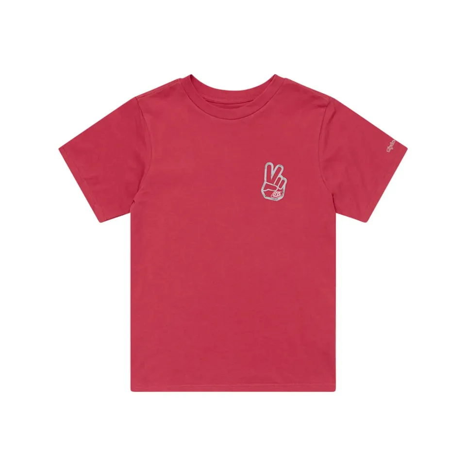 Troy Lee Designs Peace Out t-shirt donna fucsia manica corta