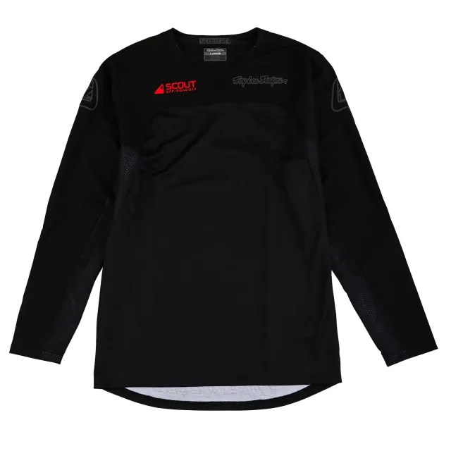 Troy Lee Designs Scout SE Jersey Systems maglia moto nera mesh