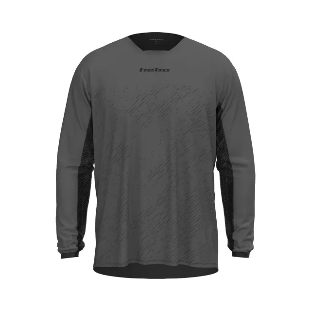 Hebo Scratch Xtrem maglia enduro grigia traspirante