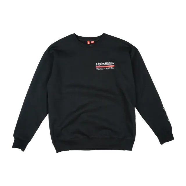 Troy Lee Designs Factory Racing felpa uomo Black Red