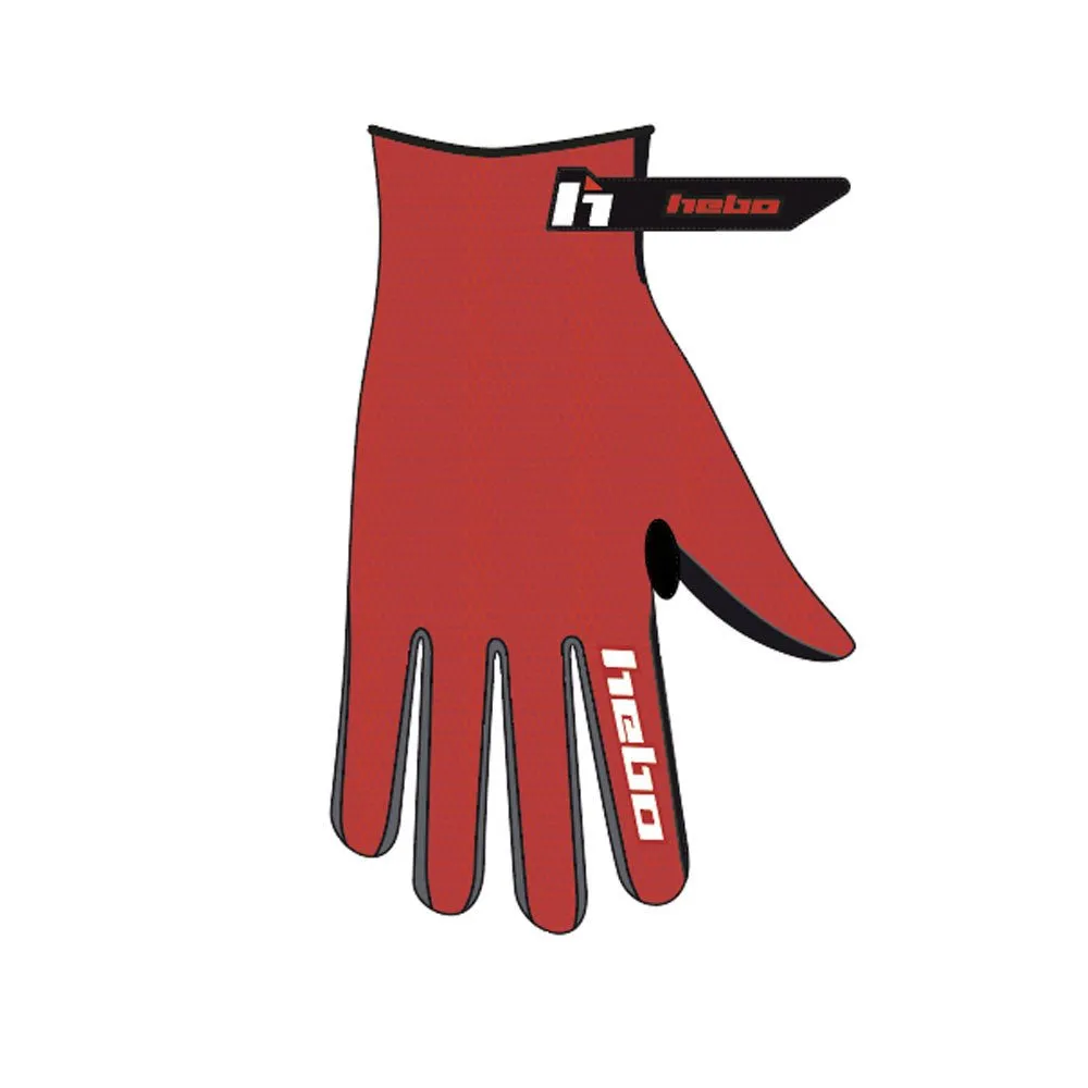 Hebo Team Junior guanti moto neri leggeri 115 g