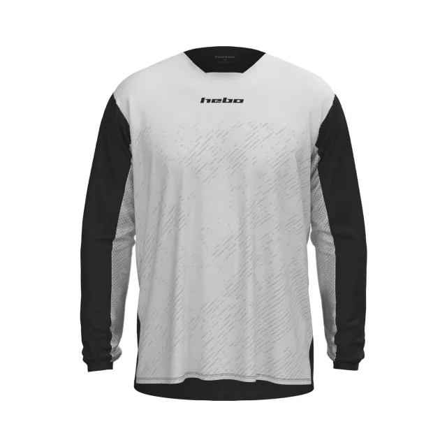 Hebo Scratch Xtrem maglia enduro nera traspirante