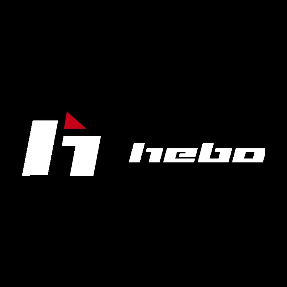 Hebo adesivo 80x21 cm sticker moto bianco nero