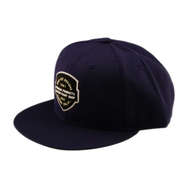 Troy Lee Designs Flat Bill Snapback Imprint cappello indigo visiera piatta