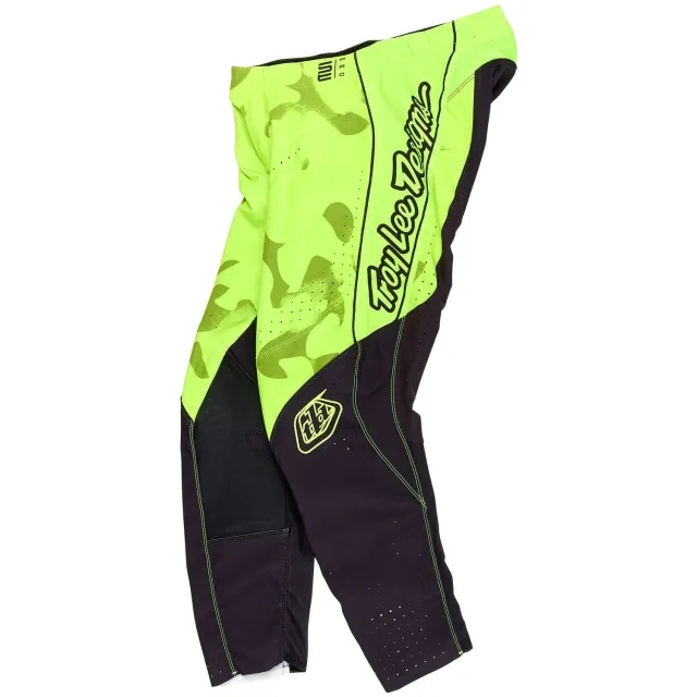 Troy Lee Designs SE Pro pantaloni moto giallo fluo race fit