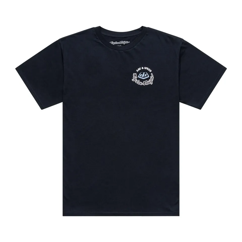 Troy Lee Designs Carb Club t-shirt uomo nera manica corta