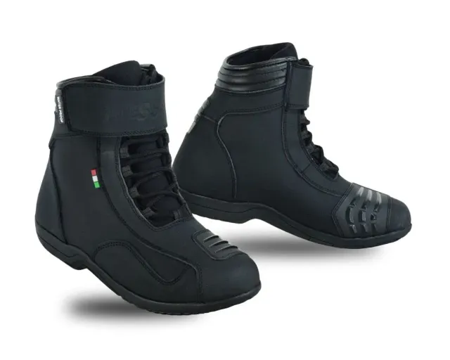 Bi Esse ST-City Scarpe Moto Pelle 43 Nero