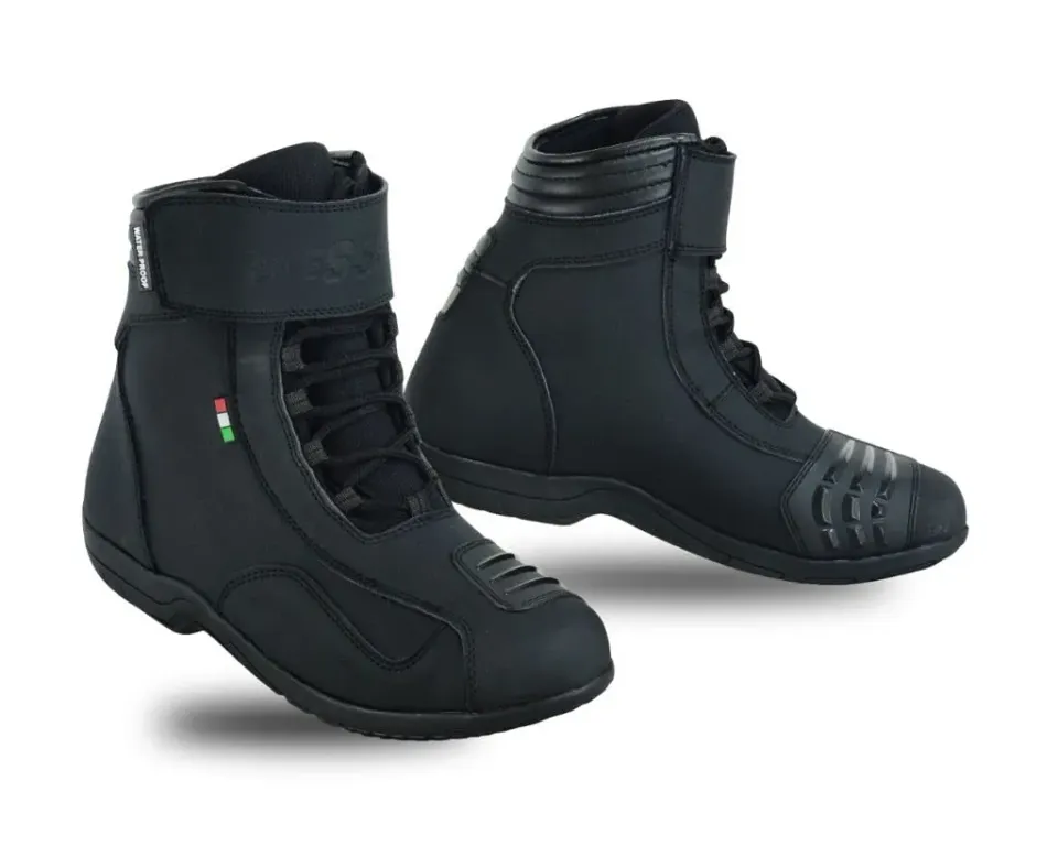 Bi Esse ST-City Scarpe Moto Pelle 43 Nero