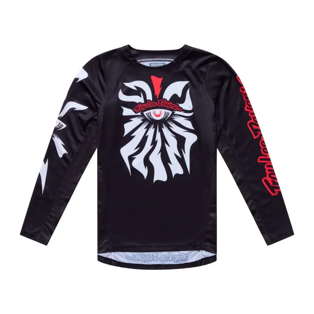 Troy Lee Designs GP Pro Cyclops Maglia Moto Black Neo Red